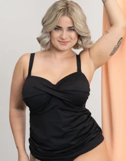 Tankini-Top Monaco black