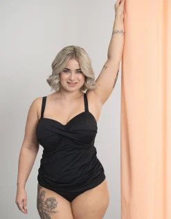 Tankini-Top Monaco black